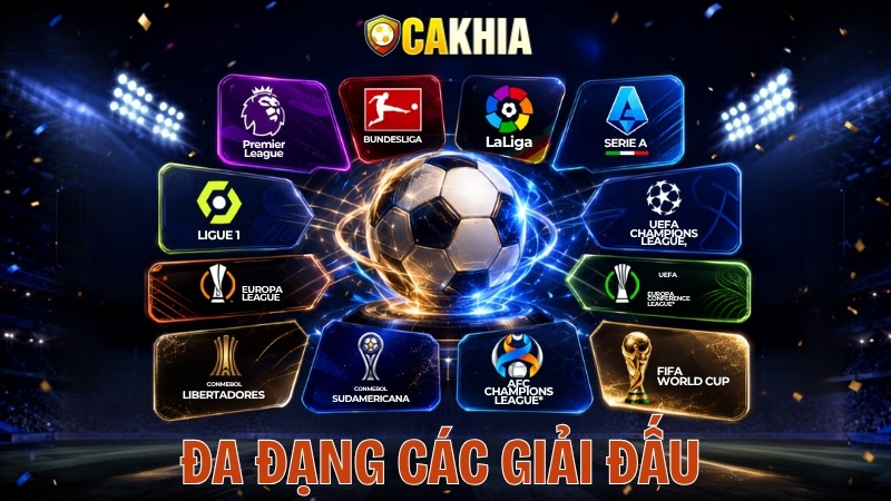 Đa dạng các giải đấu